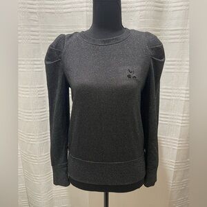 Karl Lagerfeld ruched puff shoulder sweater